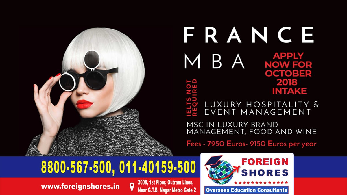 MBA Luxury Hospitality Management, Food & Wine | Study in FRANCE